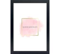 Thin Black 18x14 Frame Picture Frames With Clear Perspex Sheet and Wall Hanging Hooks - 18 x 14 Inch Black Photo Frame - Handmade Frames In Multiple Colors & Sizes