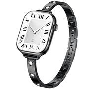 Thin Bling Diamond Compatible with Designer Apple Watch Bands for Women 40mm 41mm 42mm 38mm, Stylish Sparkly Bracelet Dressy Metal Strap Jewelry Crystal for iWatch Series 11 SE 10 9 8 7 6 5 4 3 2 1