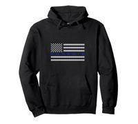 Thin Blue Line Heart Phoenix Arizona Police Officer AZ Cops Pullover Hoodie
