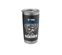 Thin Blue Line - If The Police Dad Cant fix it Stainless Steel Insulated Tumbler