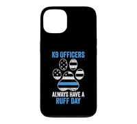 Thin Blue Line Patriotic K9 Police Officer Dog Case for iPhone 13