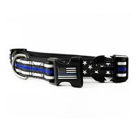 Thin Blue Line Stars & Stripes Collar American Flag LG