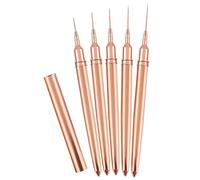 Thin Brush for - Striped Shelter, Coating Tool for Detailing | Easy to Use 5 Pieces Drawing Pen Set from 5 mm to 25 mm for Long-Term Design, Painting Kit