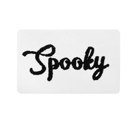Thin Carpet Office 12 x 18 Inch Halloween Spoboooky Doormat Welcome to Our Funny Home Doormat Halloween Cute Bedroom Bathroom Doormat Rug for Children's Room Boys (C, 40 x 60 cm)