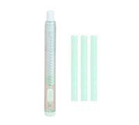 Thin Cartoon Eraser with Replaceable Refills Retractable Mechanism School Supplies for Kids Classroom Learning Tools Compactly Portable Pencil Eraser