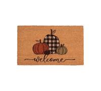 Thin Door Mat Indoor Autumn Theme Doormat Halloween Thanksgiving Pumpkin Floormat Welcome Mat For Bathroom Home Decoration Rug Living Room (B, 45x75cm)