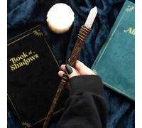 Something Different Energy Clearing Aura Quartz Wand (One Size) (Brown/White)