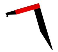 Thin Firefighter Multiple Tool with Not Slip Handle for Crisis Circumstances and Maintenance Tasks Fireman Digging Iron Flexible Handle