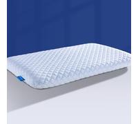 Thin Flat Pillows for Sleeping, Cooling Gel Infused Memory Foam Pillow 2.75 inch Height Ultra Thin Pillow,Slim Bed Pillows for Stomach Back Sleeper,60x40x7 CM