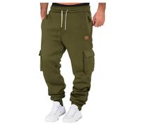 Thin Fleece Sweatpants Mens Work Trousers Men Work Walking Straight Legs Drawstring Trouser Lightweight Sweatpants With Pockets Works Trouser Cargo Pants Gym Fitness Outdoor Breathable Casual Pants