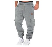Thin Fleece Sweatpants Mens Work Trousers Men Work Walking Straight Legs Drawstring Trouser Lightweight Sweatpants with Pockets Works Trouser Cargo Pants Gym Fitness Outdoor Breathable Casual Pants