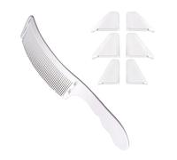 Thin Hair Comb Antistatic Handle Haircut Curved Comb Curved Professional Salon Hairdressing Tools