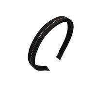 Thin Hair Hoop Women's Simple and Versatile Temperament Black Diamond with Diamond Crystal Headband Outside The Card Press Hair Headdress Hair Accessories
