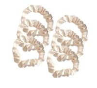 Thin Hair Scrunchies Thin Silk Like Hair Scrunchy Elastic Hairpieces HairRope Lady Ponytail Decoration Soft Fabric Headband