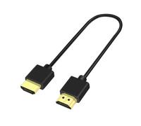 Thin HD Cables - 30-100cm Oxygen Free Copper/Gold, Flexible Game Cord, 4x2K Resolution Cable | Great For TV HDTV PC Monitor Projector