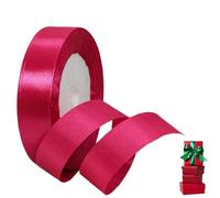 Thin Hot Pink Satin Ribbon 20mm for Gift Wrapping,22m Balloon Wrapping Ribbon Cake Ribbon Silk for Crafting,Christmas,Wedding,Hair Bows,Bouquets,Cake Decoration