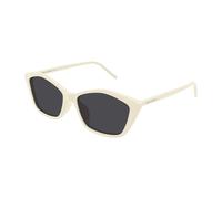Thin Ivory Acetate Sunglasses - female - Saint Laurent - Sunglasses - White - 57 MM - Accessories 57 MM