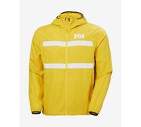 Thin jacket with hood Helly Hansen Salt Striped Wind yellow - M
