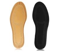 Thin Leather Insoles for Women, UK 3 4 5 6 Cuttable Size Anti Sweat Odour