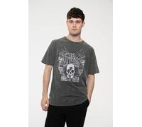 Thin Lizzy Angel Of Death Limited Edition 999 Only Premium Wash T-Shirt in Grey | Size: Large Thin Lizzy Grey L