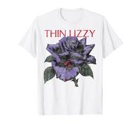 Thin Lizzy - Black Rose LP T-Shirt, Men, White, Large