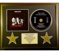 THIN LIZZY/CD DISPLAY/LIMITED EDITION/COA/BAD REPUTATION