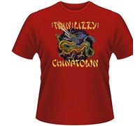 Thin Lizzy Chinatown Men's T-Shirt Red Large