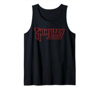 Thin Lizzy - Life Red Logo Tank Top