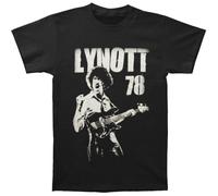 Thin Lizzy - Lynott 78 Soft T-Shirt - X-Large Black