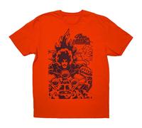 Thin Lizzy Men's The Rocker Cotton T-Shirt in Orange | Size: Medium Thin Lizzy Orange M