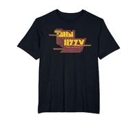 Thin Lizzy Nightlife Album Distressed Red Logo T-Shirt, Men's Big and Tall, Black, 3X Tall