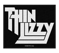 Thin Lizzy Patch Classic Band Logo Official Black Woven Sew On One Size