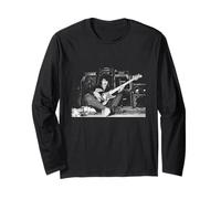Thin Lizzy Phil Lynott Recording Thunder and Lightning 1982 Long Sleeve T-Shirt