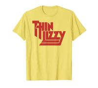 Thin Lizzy - Red Logo On Colors T-Shirt