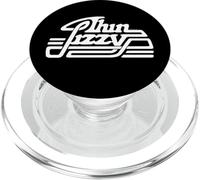 Thin Lizzy Rocker White Logo PopSockets PopGrip for MagSafe