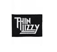 Thin Lizzy Silver_1 Patch Badge Embroidered Iron on Applique Patch Accessory