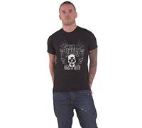 Thin Lizzy T Shirt Angel of Death Band Logo Official Mens Black M