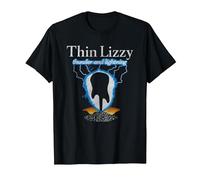 Thin Lizzy Thunder & Lightning Guitar T-Shirt, Men, Black, X-Large