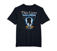 Thin Lizzy Thunder & Lightning Guitar T-Shirt, Men's Big and Tall, Black, 5X Tall