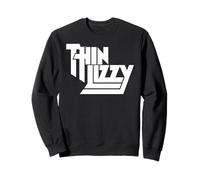 Thin Lizzy - White Stacked Logo Sweatshirt