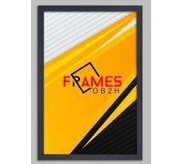THIN Mat Black,Whtie, Oak, Picture, Photo Frames A2,A3,A4,A5 (Black, 9x6 Inch)
