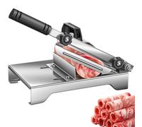 Thin Meat Slicer | Stainless Steel Manual Lamb Slicer 0.2mm-8mm - Bone Cutting Machine, Beef Mutton Household Vegetable Food Slicer for Home Kitchen Cooking