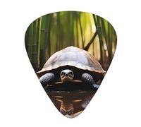 Thin, medium and heavy, 12 pieces guitar picks, cute turtle wear-resistant guitar picks, suitable for guitar, bass, electric guitar, ukulele,