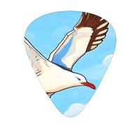 Thin, medium and heavy, 12 pieces guitar picks, Flying Seagulls wear-resistant guitar picks, suitable for guitar, bass, electric guitar, ukulele,