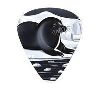Thin, medium and heavy, 12 pieces guitar picks, Seals on ice wear-resistant guitar picks, suitable for guitar, bass, electric guitar, ukulele,