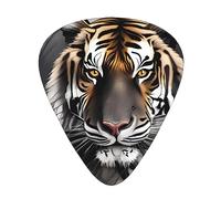 Thin, medium and heavy, 12 pieces guitar picks, Tiger at rest wear-resistant guitar picks, suitable for guitar, bass, electric guitar, ukulele,