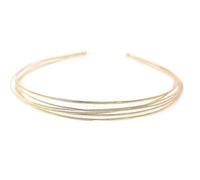 Thin Metal Headband Anti-Slip Grip Lightweight Hat Comfortable Headwear Casual Training Accessories Hair Ornaments for Women Girls