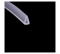 Thin Metal Sheet, Draught excluder Tape U Rubber Channel Edge Seal Strip Length 2M Transparent Rubber Edge Guard, Sheet Metal Edge Protector for DIY Projects Car Door/12Mm *(13.0Mm*7Mm)