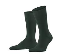 FALKE Men's Tiago M So Fil D'Écosse Cotton Plain Socks 1 Pair, Green Hunter 7441, 7-8