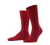 FALKE Men's Tiago M So Fil D'Écosse Cotton Plain 1 Pair Socks, Red Scarlet 8228, 8.5-9.5